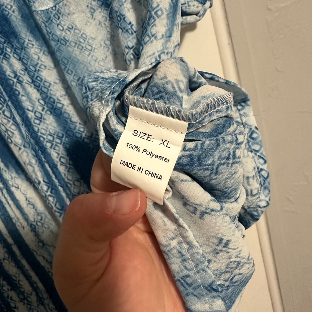 Blue Patterned Shirt - Picture 5 of 5